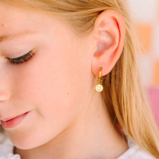 Yellow Smiley Charms