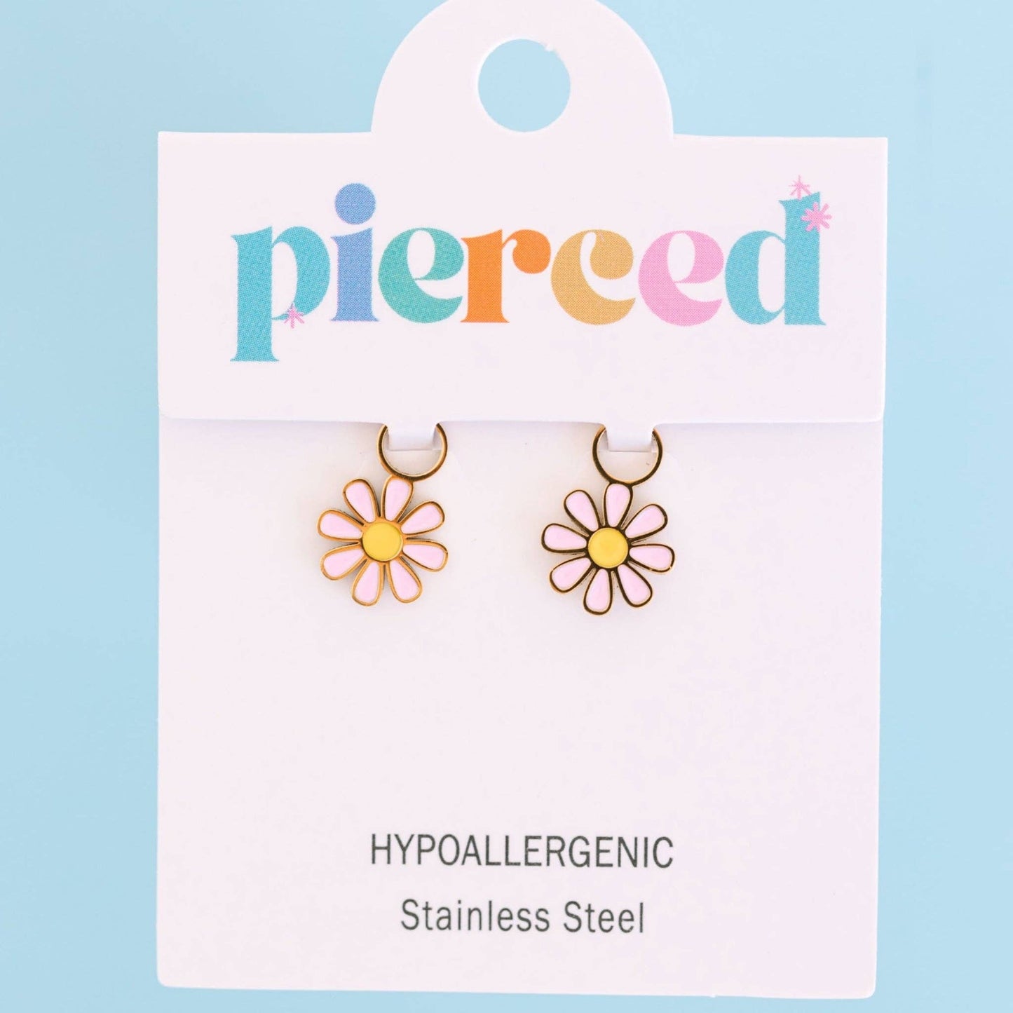 Baby Pink Daisy Charms