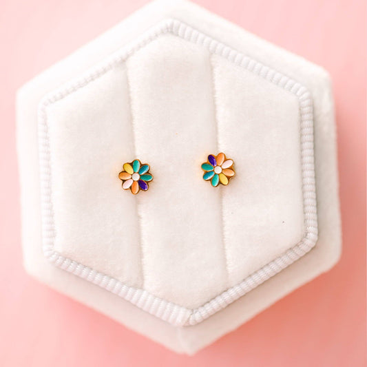 Rainbow Tiny Daisies