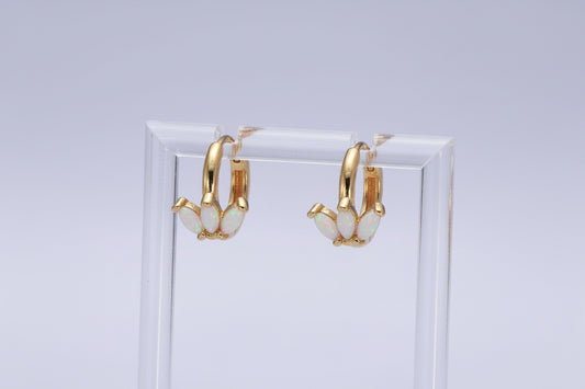 Opal Marquise Micro Huggies