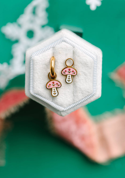 Winter Mushroom Charms