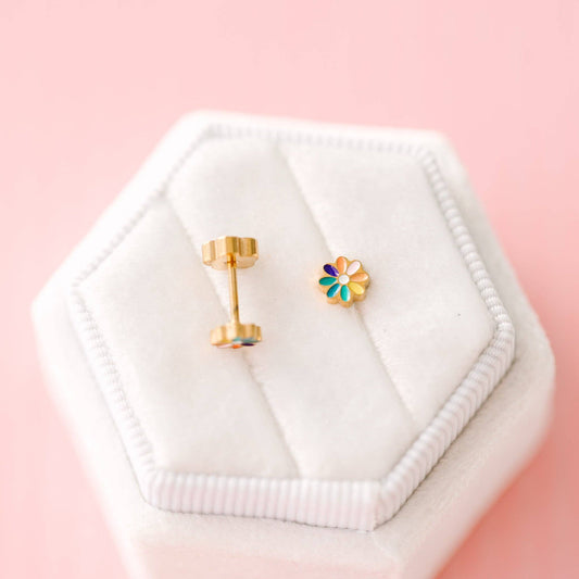 Rainbow Tiny Daisies